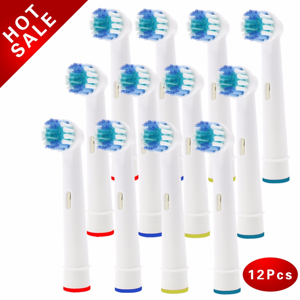 Teeth Whitening Machine Professional - 12 × เปลี่ยนหัวแปรงสําหรับแปรงสีฟันไฟฟ้า Oral-B Fit ADVANCE