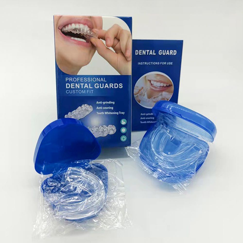 Teeth Whitening (Bleaching) - บดแน่นหยุดการนอนกรนกล่องฟันทันตกรรม Care Night Mouthguard จัดฟันกล่องฟอกสีฟันถาด Bleach