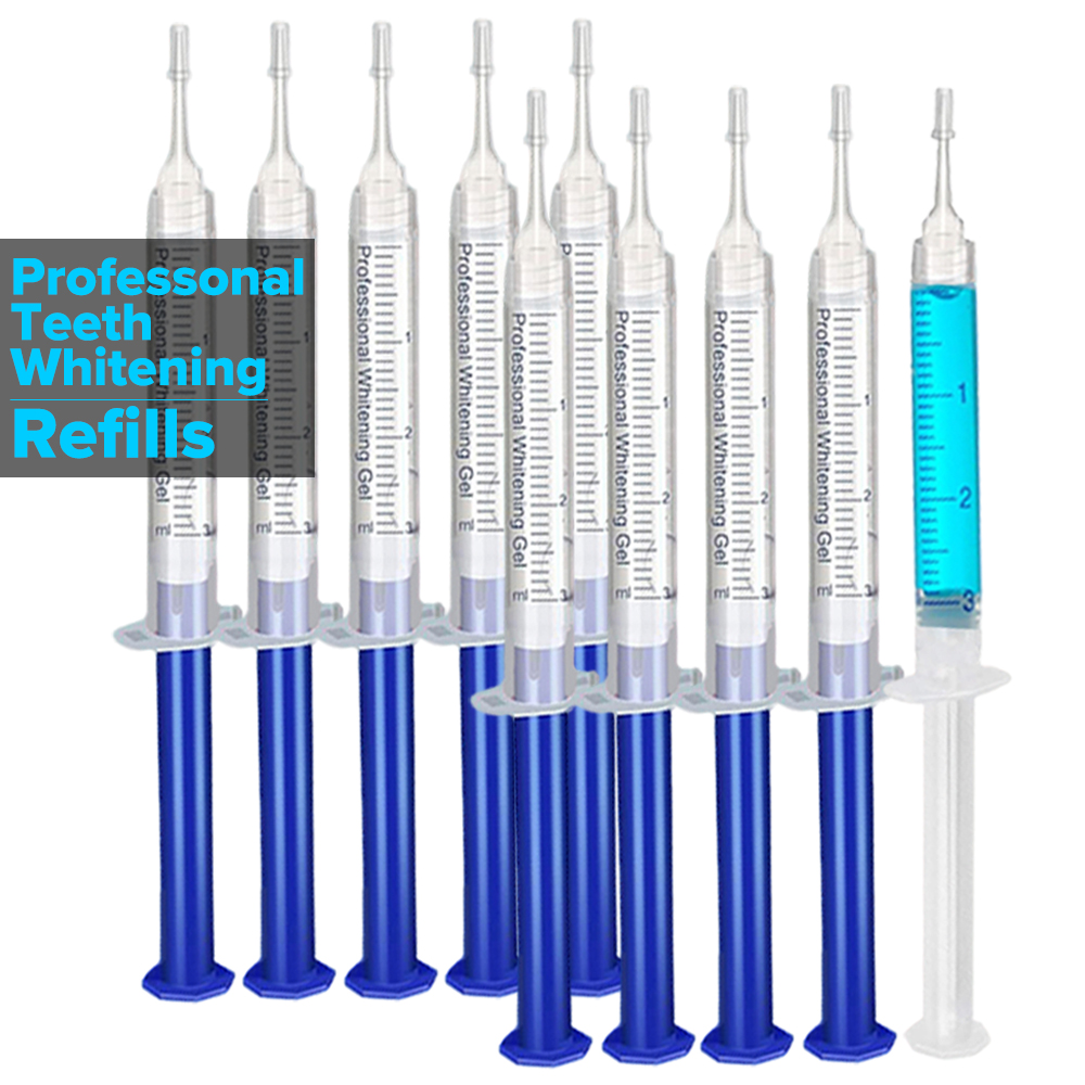 Teeth Paint Whitening - เจลฟอกสีฟันแบบเติม หลอดฉีดยาเจลฟอกสีฟัน สำหรับถาดใสแบบอินวิสไลน์ เกรดสำหรับทันตกรรม ชุดฟอกสีฟันขาว