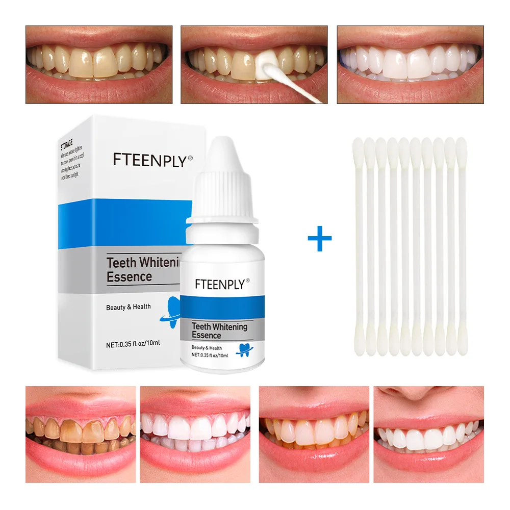Teeth Paint Whitening - FTEENPLY ฟันไวท์เทนนิ่ง Oral สุขอนามัยทำความสะอาดเซรั่มลบคราบจุลินทรีย์ฟอกสีฟันเครื่องมือทันตกรรม Care