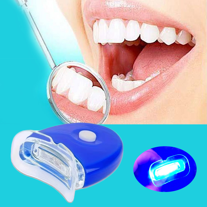 Teeth Whitening Home Kit - ใช้ในบ้าน ไร้สาย ไฟฟอกสีฟัน ไฟฟอกสีฟัน LED แสงสีฟ้า