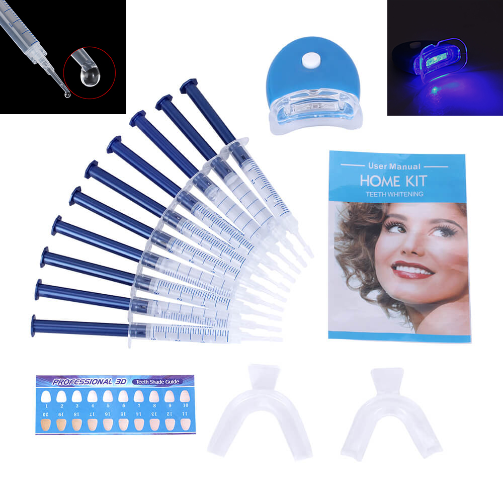 Teeth Whitening Charcoal Powder - 1 ชุดฟันไวท์เทนนิ่ง 44% เปอร์ออกไซด์ทันตกรรม Bleaching System