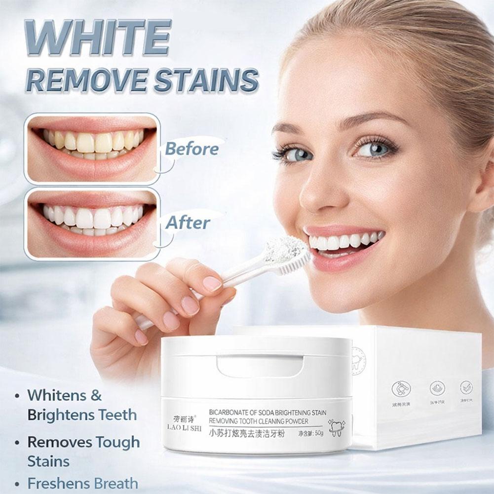 Teeth Whitening Baking Soda - ผงเบกกิ้งโซดาสำหรับฟอกสีฟัน | ทำความสะอาดล้ำลึก ขจัดคราบและกลิ่นปาก