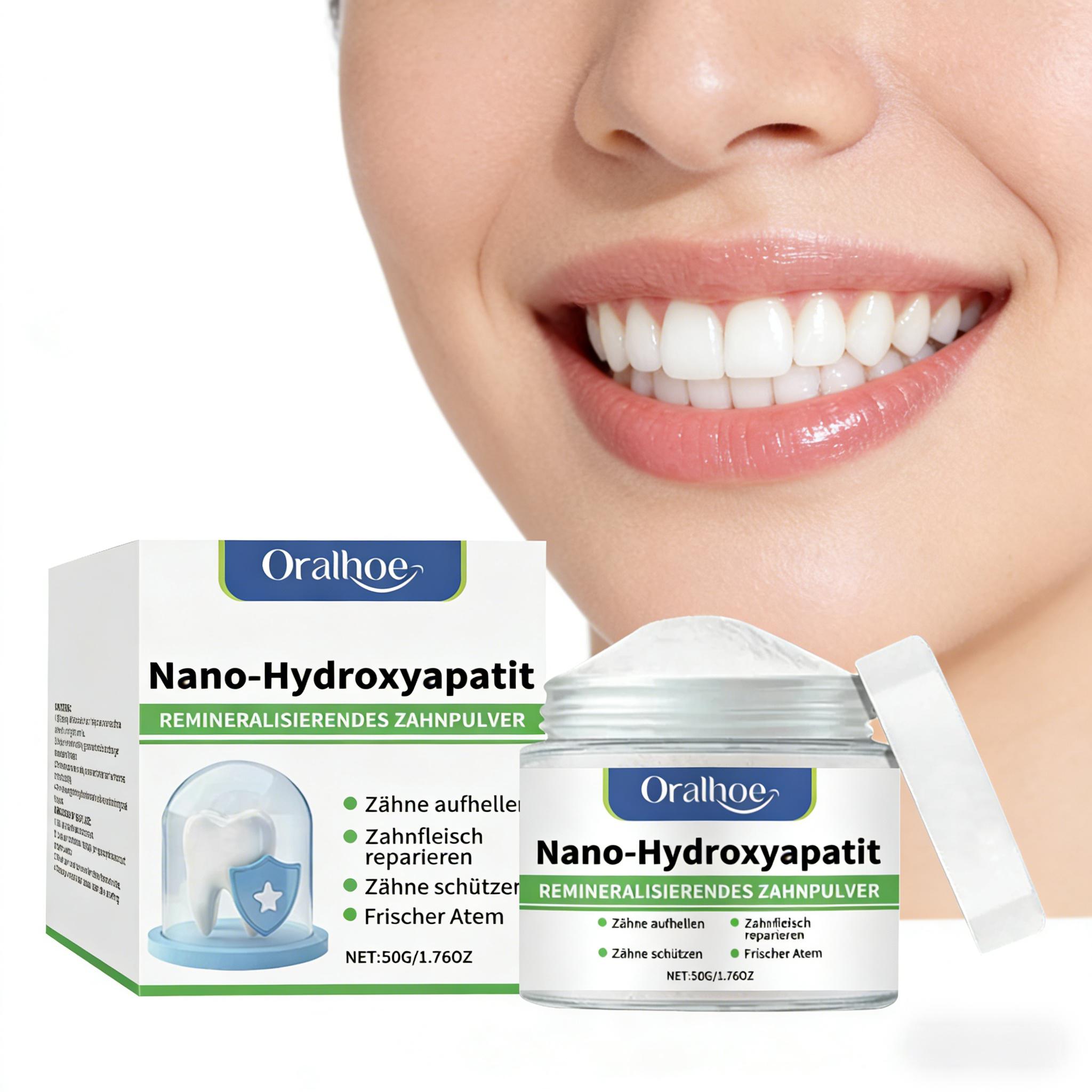 Teeth Paint Whitening - ผงฟอกสีฟัน Oralhoe ทำความสะอาดคราบพลัค คราบเหลือง ขจัดคราบเหลือง ฟันขาวสดใส