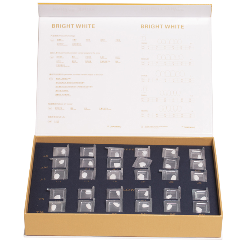 Teeth Whitening Veneers - ทันตกรรมคอมโพสิตพอร์ซเลนวีเนียร์เรซิ่นแสงรักษาฟันหน้าไวท์เทนนิ่งวีเนียร์