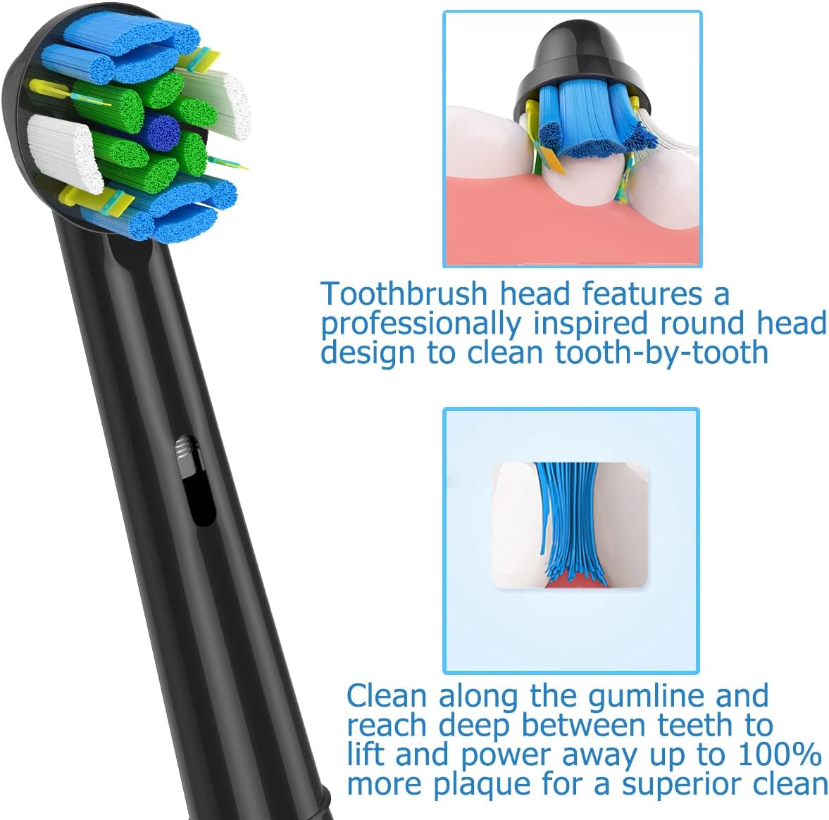 หัวแปรงสีฟันสำหรับเปลี่ยน Brau - Teeth Whitening Machine Professional บทวิจารณ์และราคา