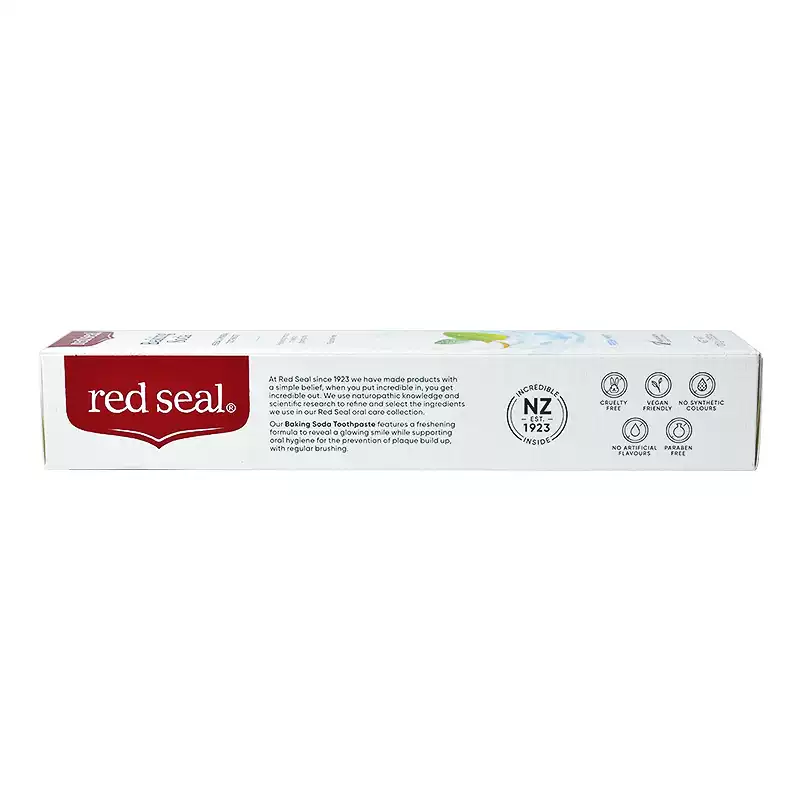 ยาสีฟันเรดซีลนิวซีแลนด์เบกกิ้ง - Teeth Whitening Baking Soda บทวิจารณ์และราคา