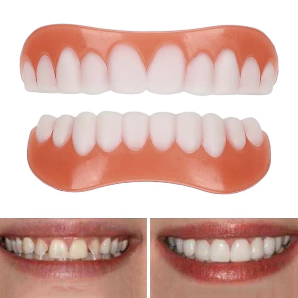 ฟันปลอมซิลิโคนแบบใหม่ สำหรับฟั - Teeth Whitening Veneers บทวิจารณ์และราคา