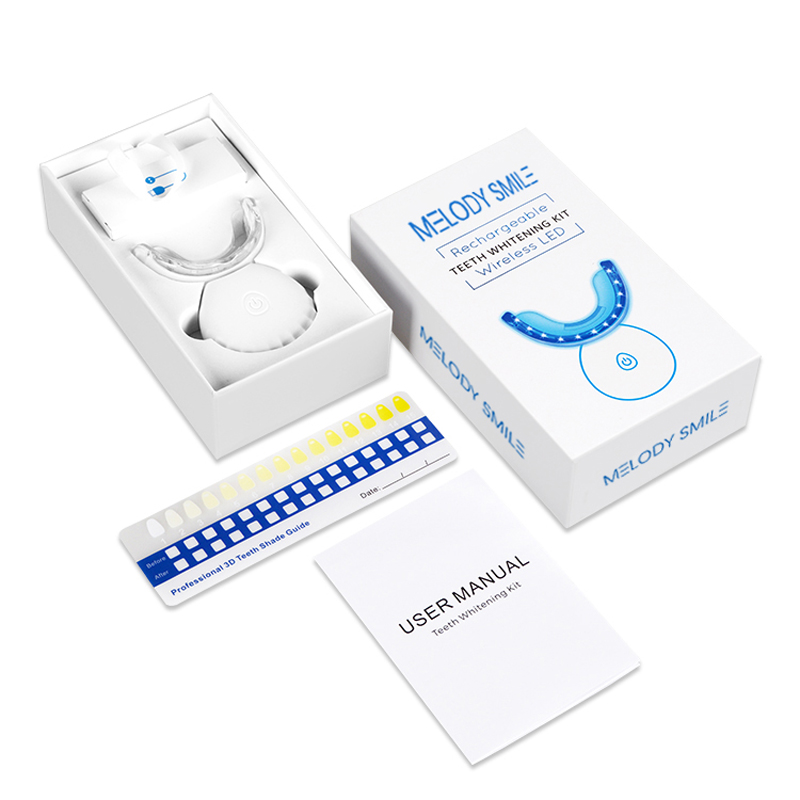 ชุดฟอกสีฟันด้วยแสงสีฟ้า LED ไร - Teeth Whitening Home Kit บทวิจารณ์และราคา