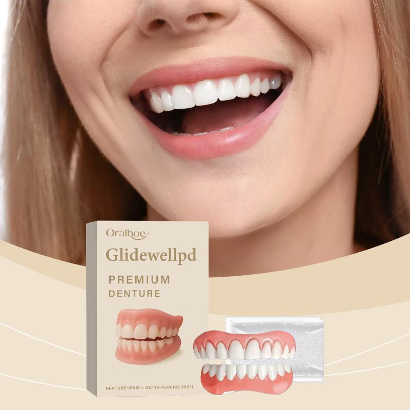 ชุดฟันปลอมซิลิโคนธรรมชาติสำหรั - Teeth Whitening Veneers บทวิจารณ์และราคา
