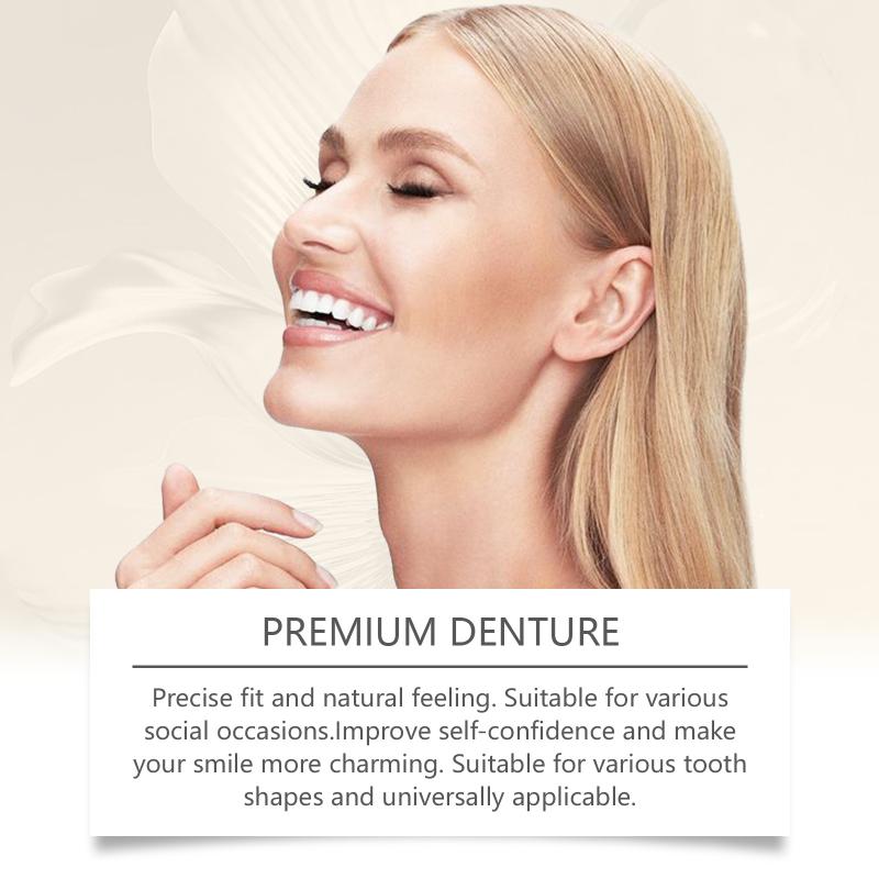 ชุดฟันปลอมซิลิโคนธรรมชาติสำหรั - Teeth Whitening Veneers บทวิจารณ์และราคา