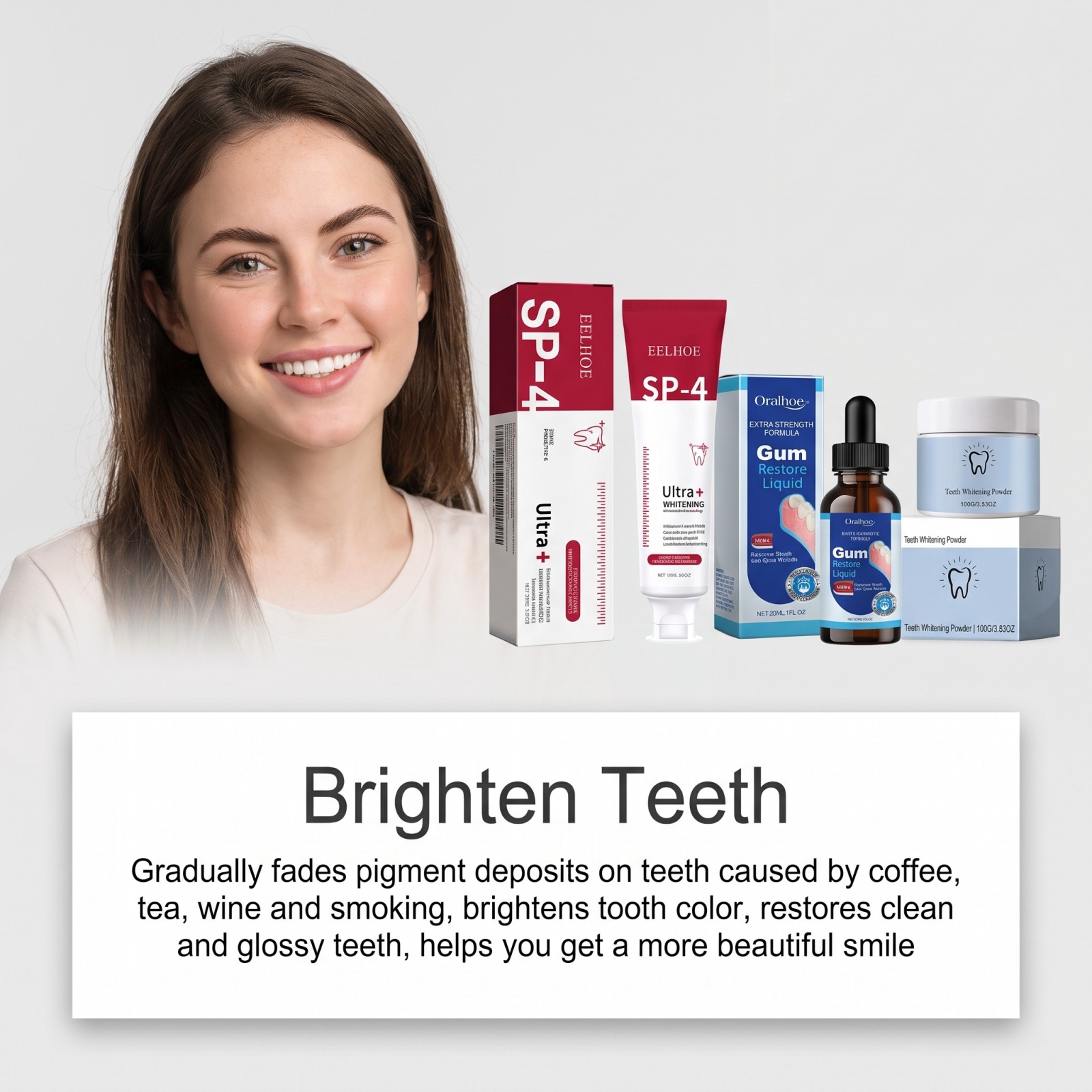 ชุดดูแลช่องปาก คอมโบเซ็ต ยาสีฟ - Teeth Paint Whitening บทวิจารณ์และราคา