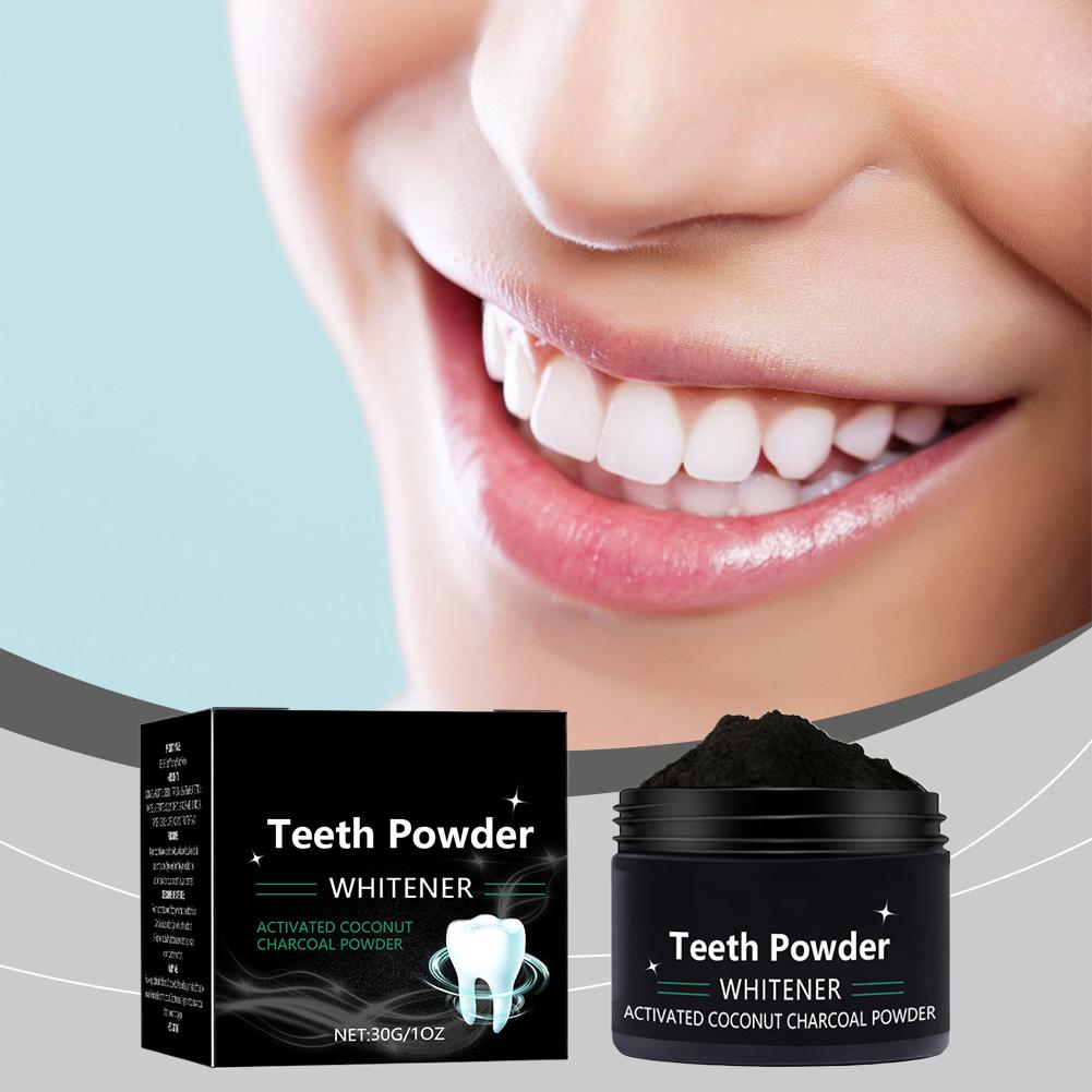 ผงฟอกสีฟัน, ผงฟอกสีฟันธรรมชาติ - Teeth Whitening Charcoal Powder บทวิจารณ์และราคา