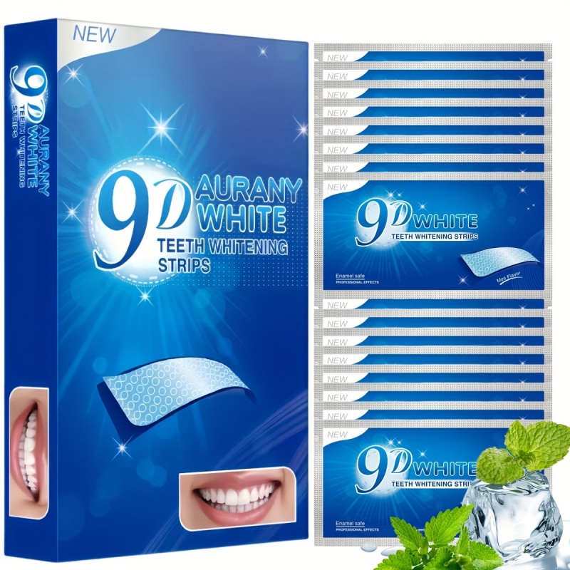 แถบฟอกสีฟัน Aurany White 9D 21 - Teeth Whitening Essence บทวิจารณ์และราคา