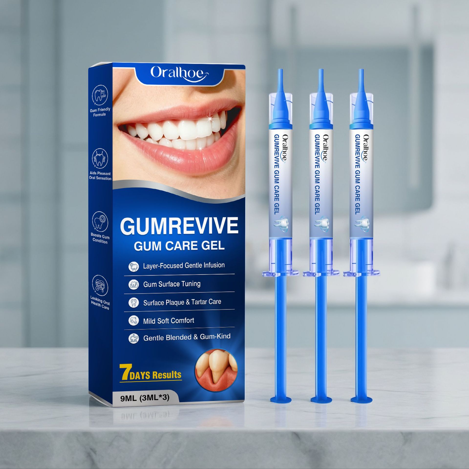 ออรัลโฮ คัมแคร์ เจล ชุดหลอดฉีด - Teeth Whitening Home Kit บทวิจารณ์และราคา