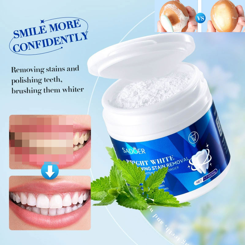 ฟันไวท์เทนนิ่งผงฟอกสีเหลืองฟัน - Teeth Whitening Baking Soda บทวิจารณ์และราคา