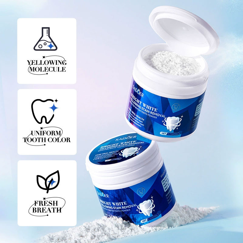 ฟันไวท์เทนนิ่งผงฟอกสีเหลืองฟัน - Teeth Whitening Baking Soda บทวิจารณ์และราคา