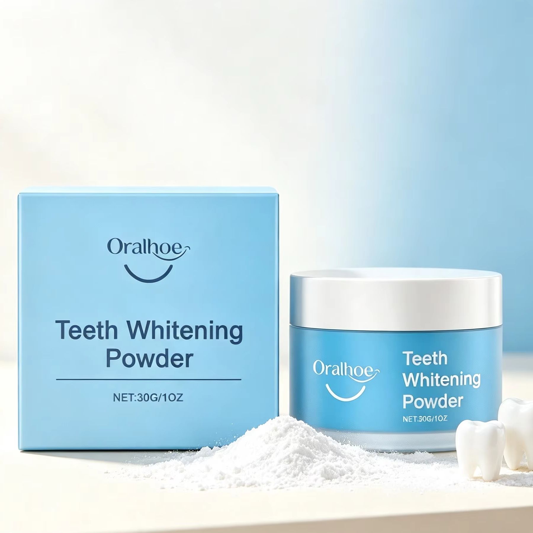 ผงแปรงฟัน Oralhoe สำหรับขจัดคร - Teeth Paint Whitening บทวิจารณ์และราคา