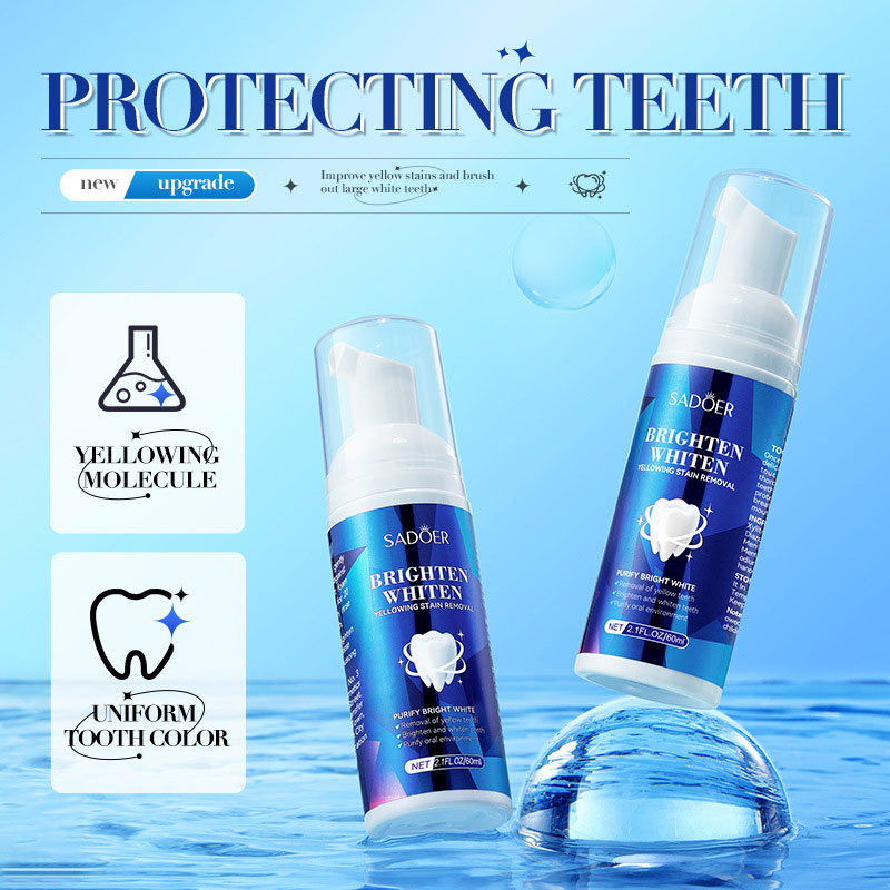 SADOER มูสทําความสะอาดฟันขาวสว - Teeth Whitening Xylitol Gum บทวิจารณ์และราคา