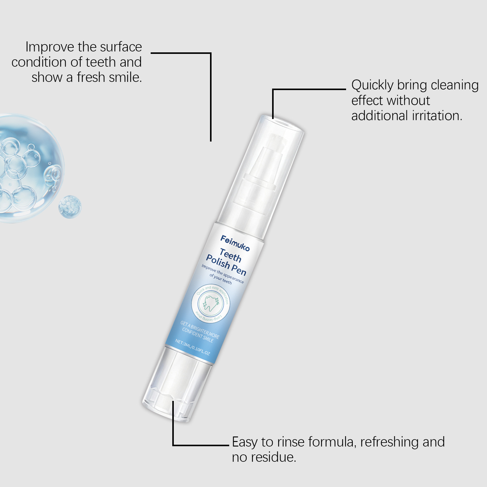 สีทาฟอกฟันขาวทันที สีทาฟันขาวต - Teeth Paint Whitening บทวิจารณ์และราคา