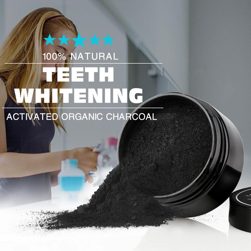 ผงถ่านกัมมันต์ออร์แกนิคสำหรับข - Teeth Whitening Charcoal Powder บทวิจารณ์และราคา