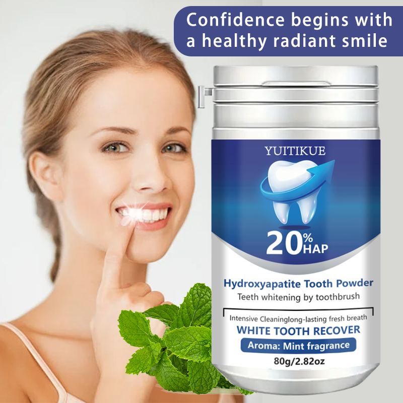 ผงฟอกฟันไฮดรอกซีอะพาไทต์ 20% H - Teeth Whitening Baking Soda บทวิจารณ์และราคา